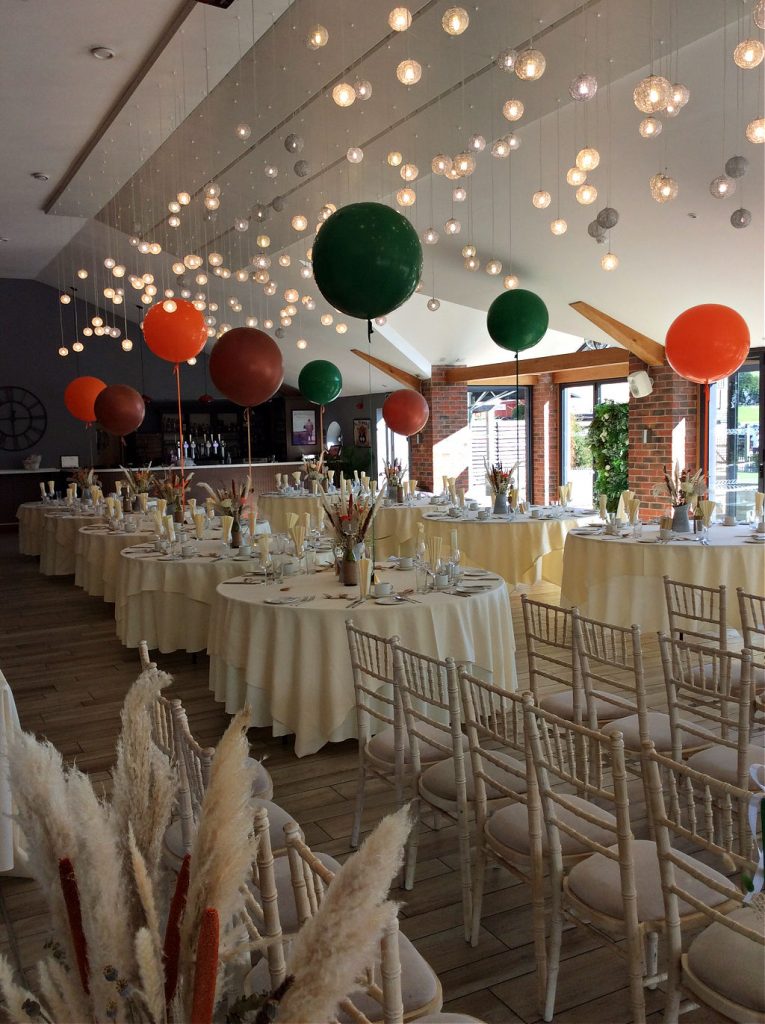 Aston Marina Boat House giant wedding balloons