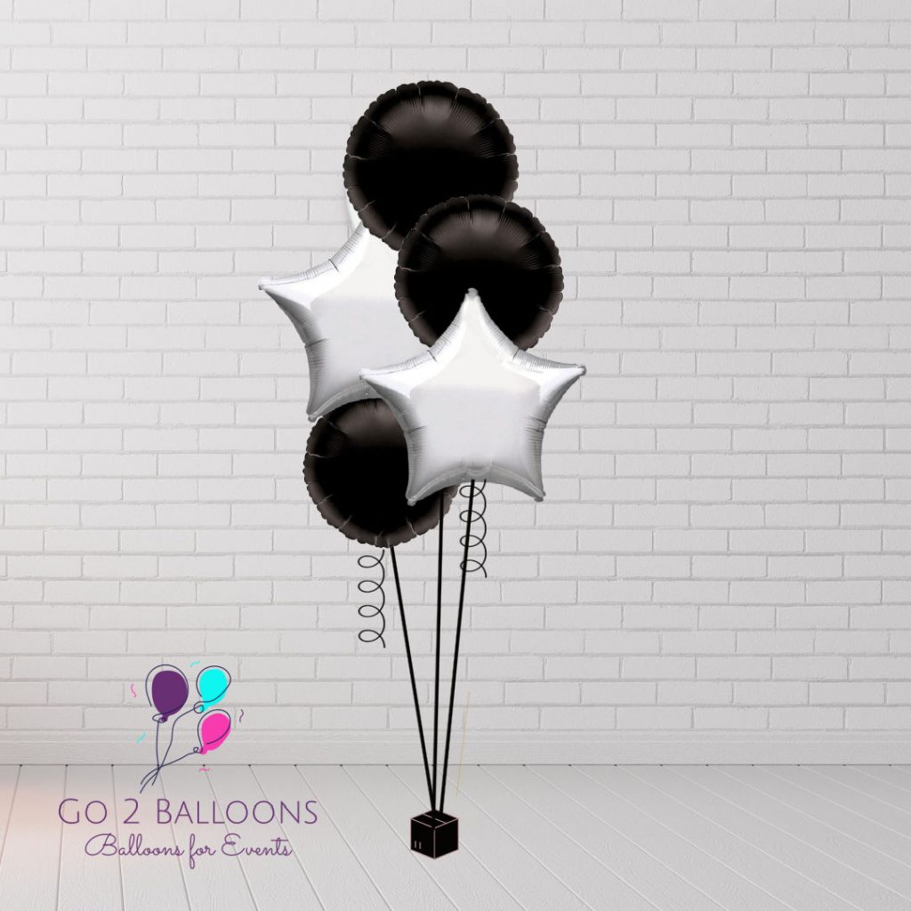 Foil balloon bouquets for events