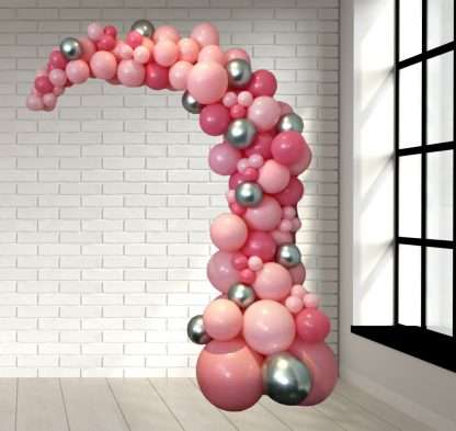 balloon half arch for delivery across Staffordshire
