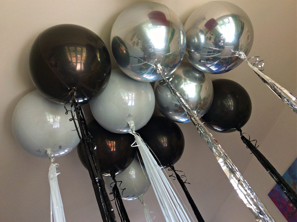 Orbz ceiling balloons