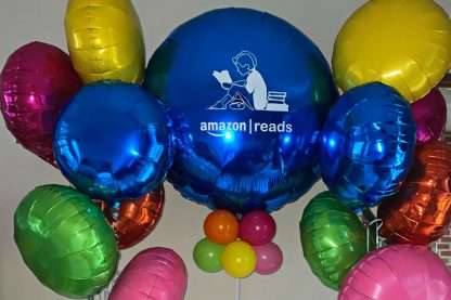 Giant foil balloons with logo
