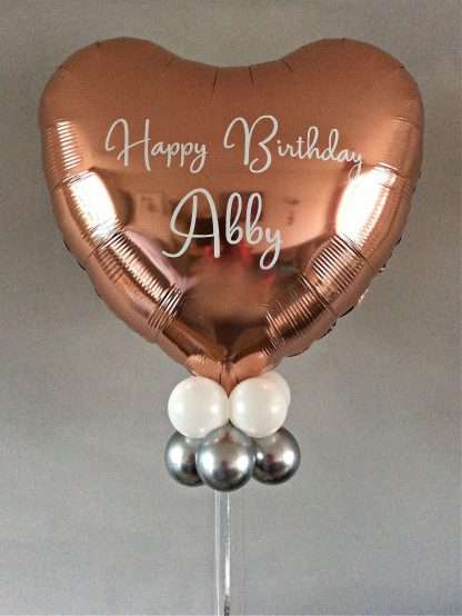 Giant personalised foil balloon