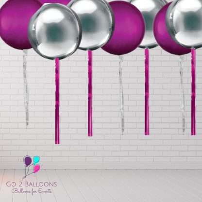 Orbz ceiling balloons for delivery