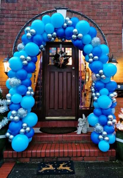 Arch around front door at Stoke on Trent Staffordshire