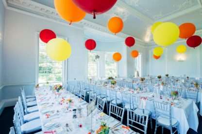 Wedding balloon decoration and installation