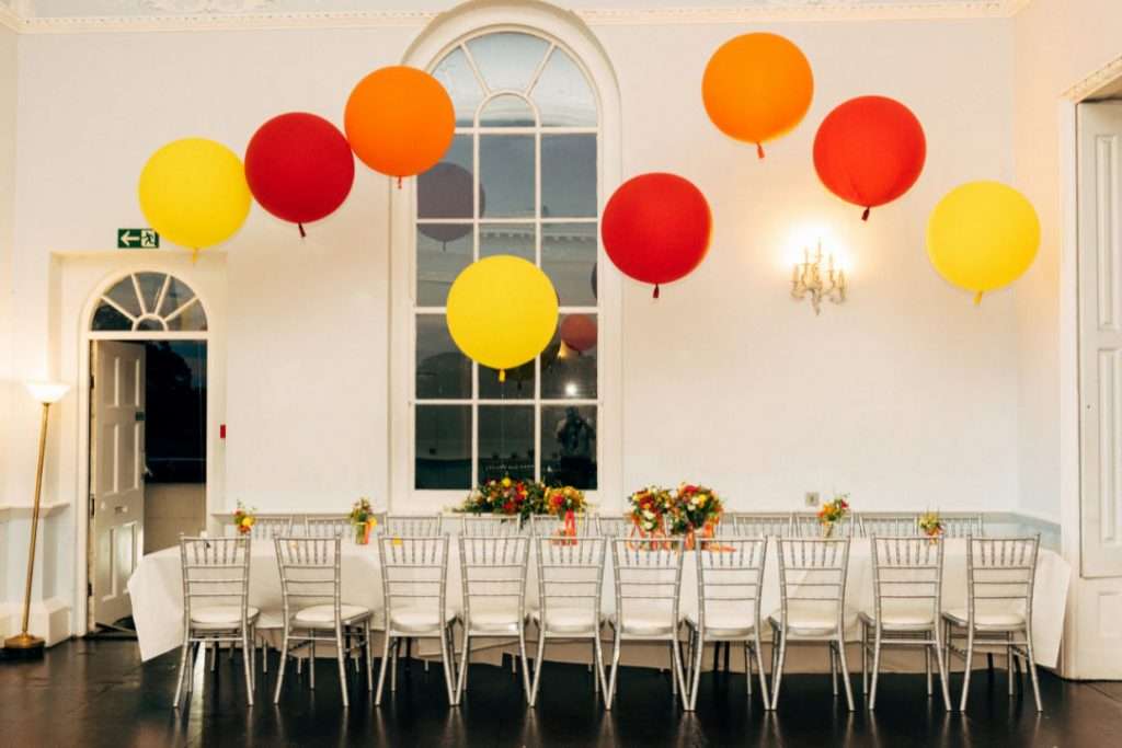 Wedding balloons - Somerford Hall, Brewood