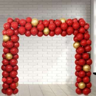 Square balloon arch for delivery across Staffordshire