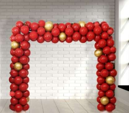 Square balloon arch for delivery across Staffordshire