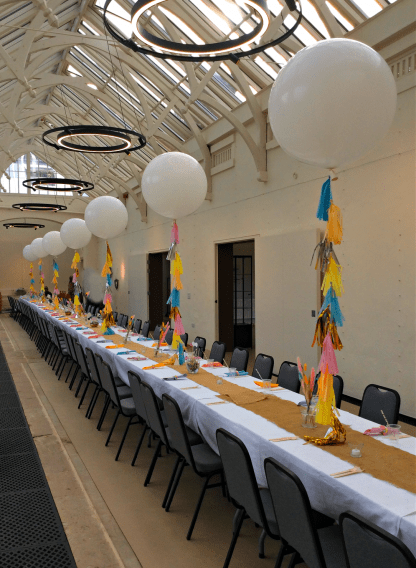 Balloons at The Orangery at Ingestre, Stafford