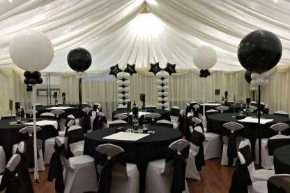 Giant balloons and balloon columns for 60th birthday party - Uttoxeter