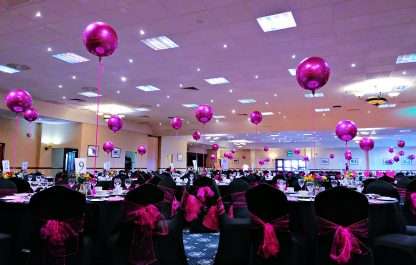 Balloon decoration at Staffordshire County Showground - Stafford